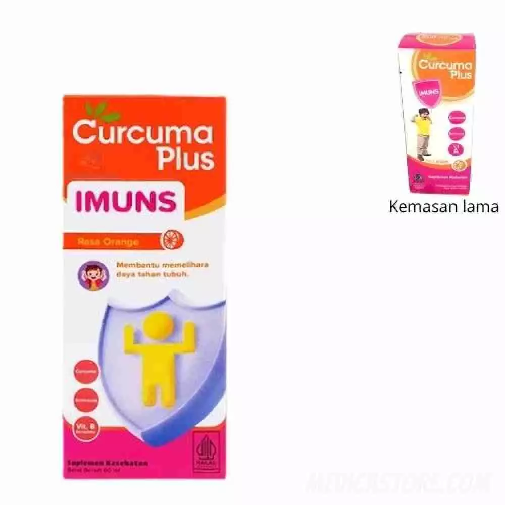 Curcuma Plus Imuns 60 ml (Rasa Jeruk)