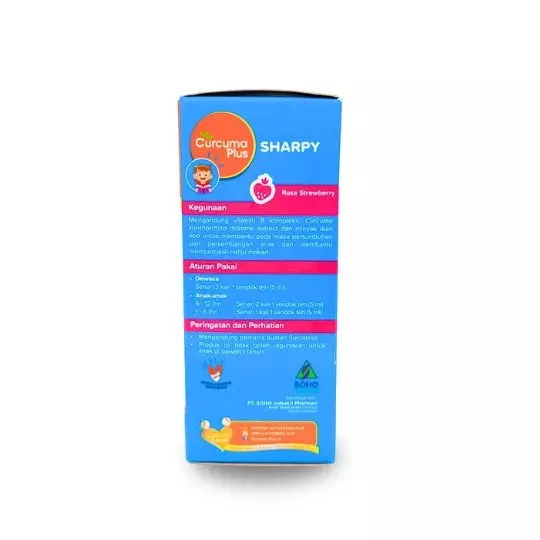  Curcuma Plus Sharpy Sirup Strawberry 60 ml