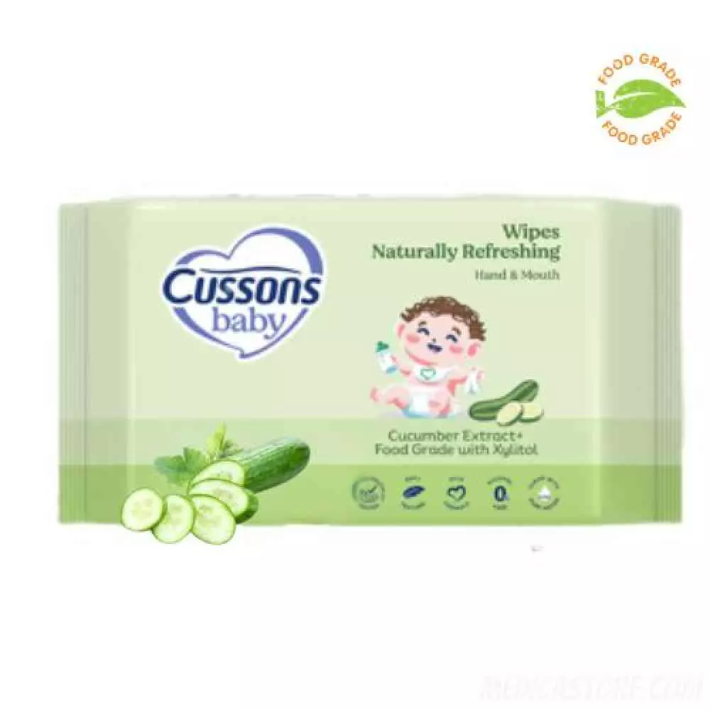 Cussons Baby Wipes 45 Sheet Hand Mouth Naturally Refreshing  Buy 1 Get 2
