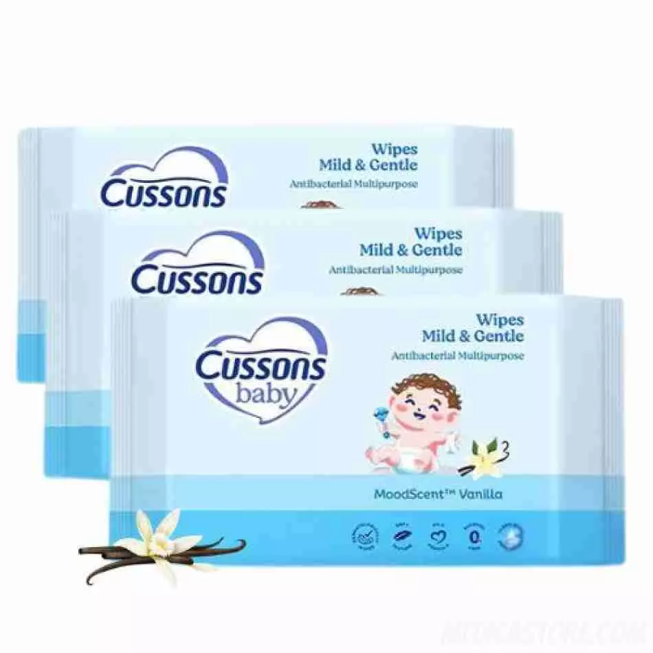 Cussons Baby Wipes 45 Sheet Mild & Gentle Buy 1 Get 2