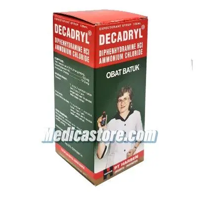 DECADRYL EXPECTORANT SYRUP 120 ML