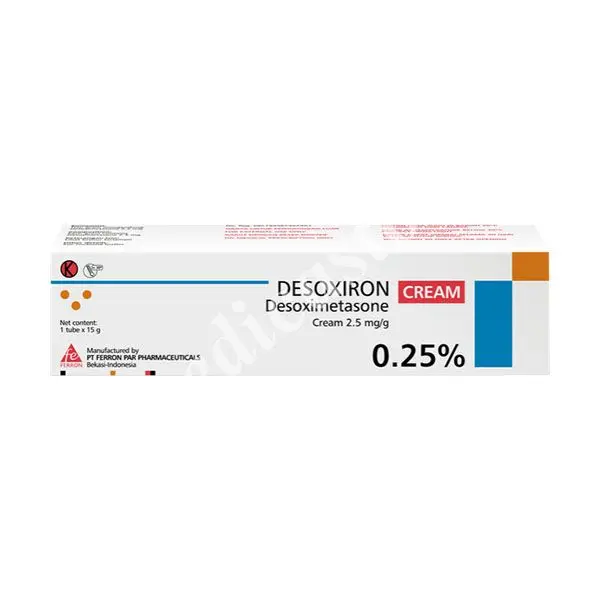 DESOXIRON 0,0025 KRIM 15 GRAM