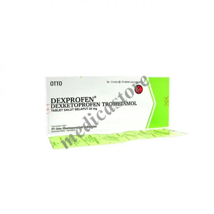 Dexprofen 25 mg Tablet Salut Selaput