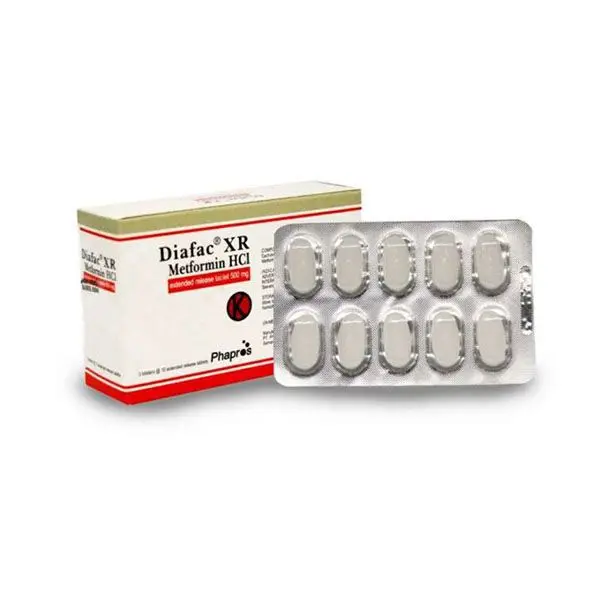 DIAFAC XR TABLET PELEPASAN LAMBAT 500 MG