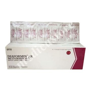 Diaformin XR 50 MG Kaplet