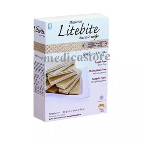 Diasweet Litebite Wafer Vanilla