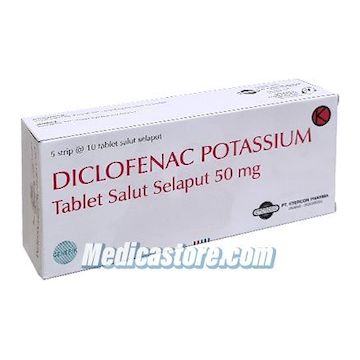 Diclofenac Potassium 50 MG Tablet