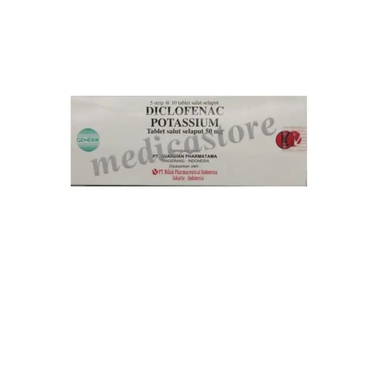 DICLOFENAC POTASSIUM TABLET 50 MG