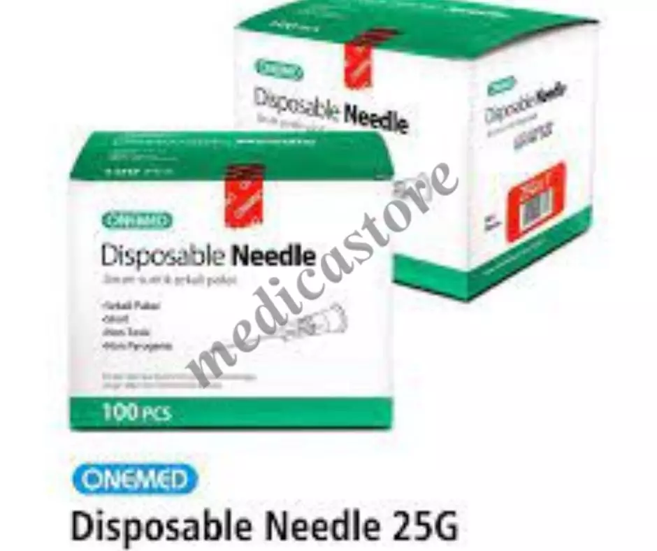 DISPOSABLE NEEDLE 25GX1