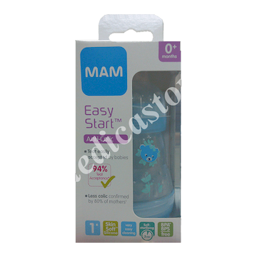 MAM BOTOL ANTI COLIC BLUE 160 ML 