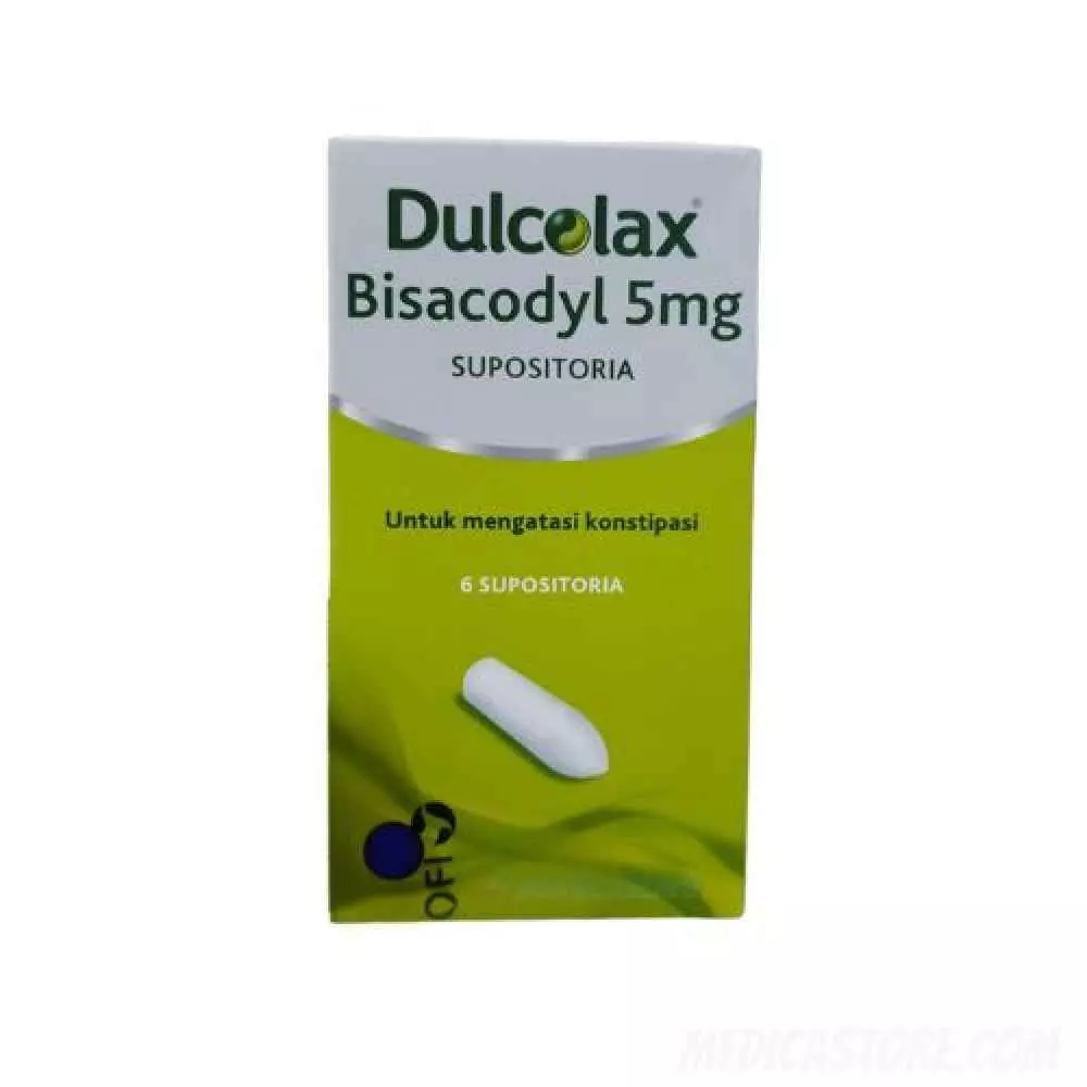 Dulcolax Pediatric 5 mg 6 Suppositoria