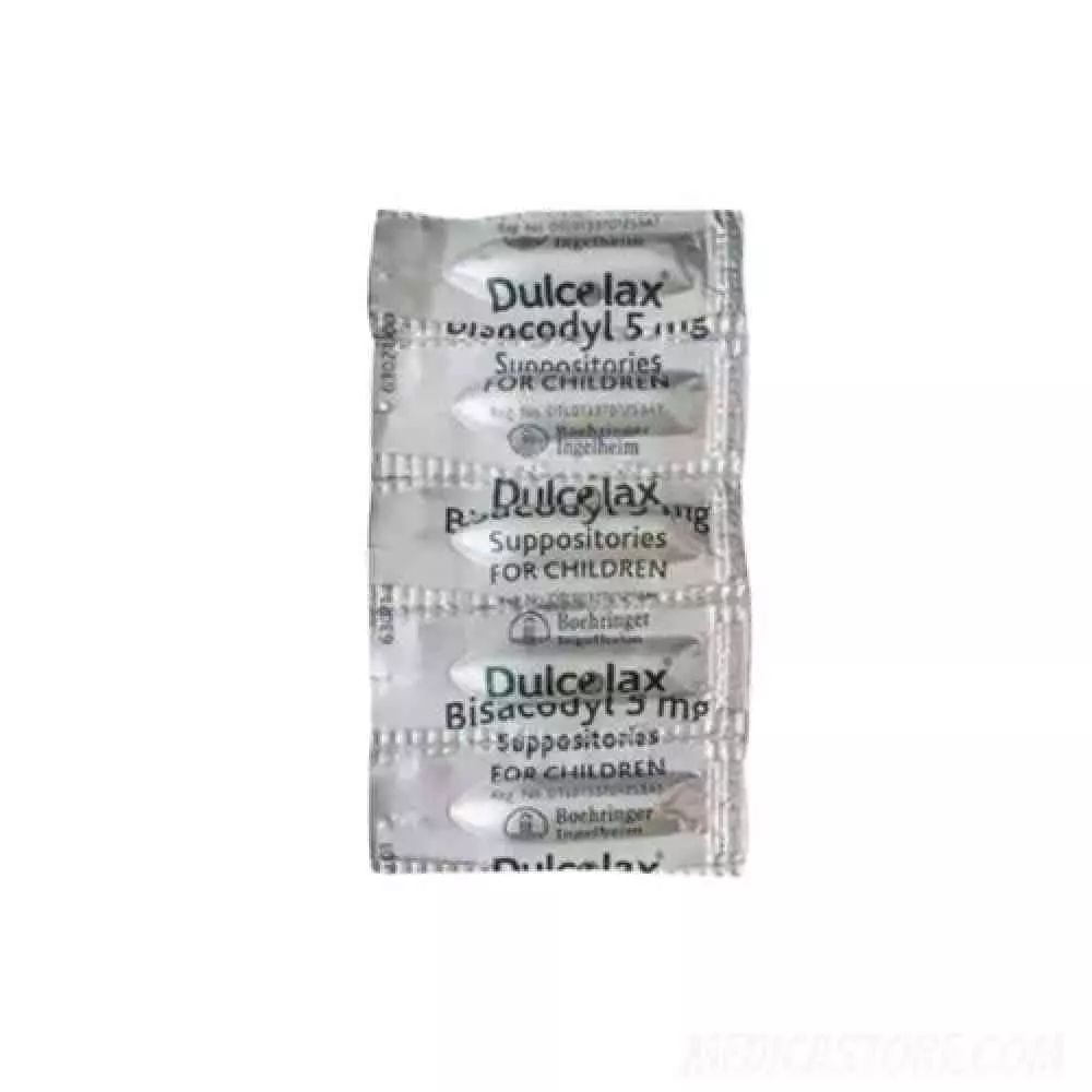 Dulcolax Pediatric 5 mg 6 Suppositoria