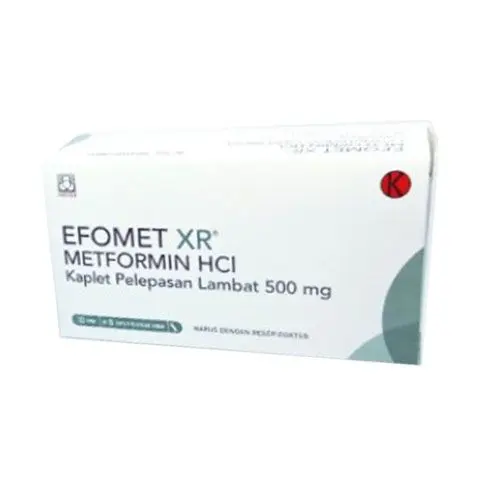 EFOMET XR KAPLET 500 MG