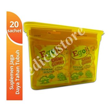 Egoji Chewy Gummy Jeruk Toples