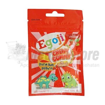 Egoji Chewy Gummy Strawberry Sachet