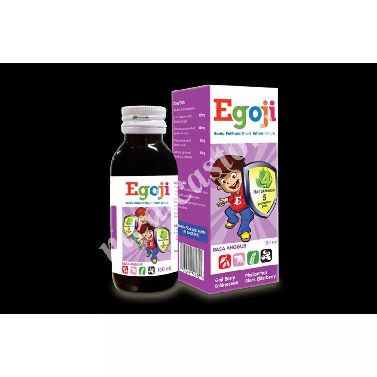 EGOJI SYRUP RASA ANGGUR 100 ML