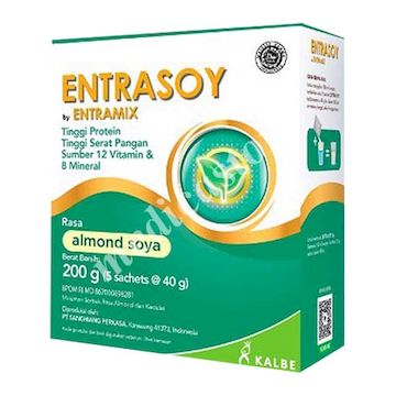 Entrasoy Almond Soya 200 G (sachet 5 X 40 G)