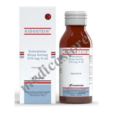 Erdostein Dry Syrup 175 MG 60 ML