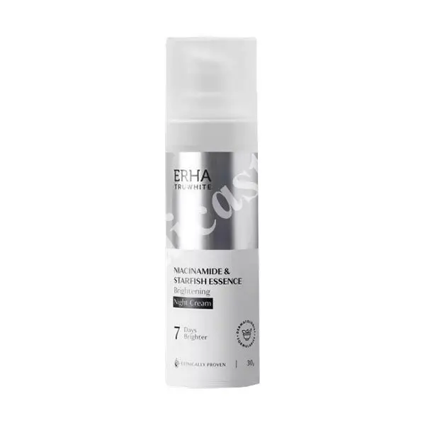 ERHA TRUWHITE BRIGHTHENING NIACINAMIDE & STARFISH ESSENCE NIGHT CREAM 30 GR