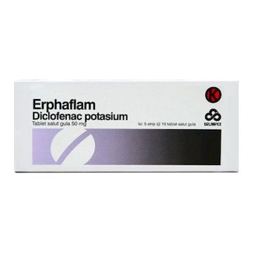 Erphaflam 50 MG Tablet Salut Gula