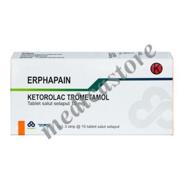 Erphapain Tablet Salut Selaput 10 MG
