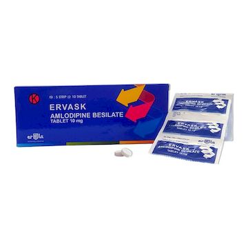 Ervask 10mg Tablet