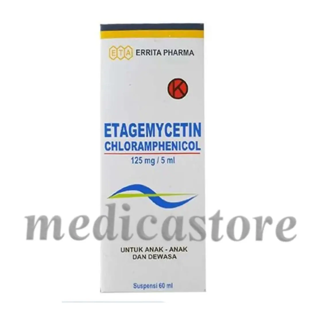 Etagemycetin 125 ml / 5 ml Suspensi 60 ml