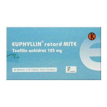 Euphyllin Retard Mite Tablet 125 MG 