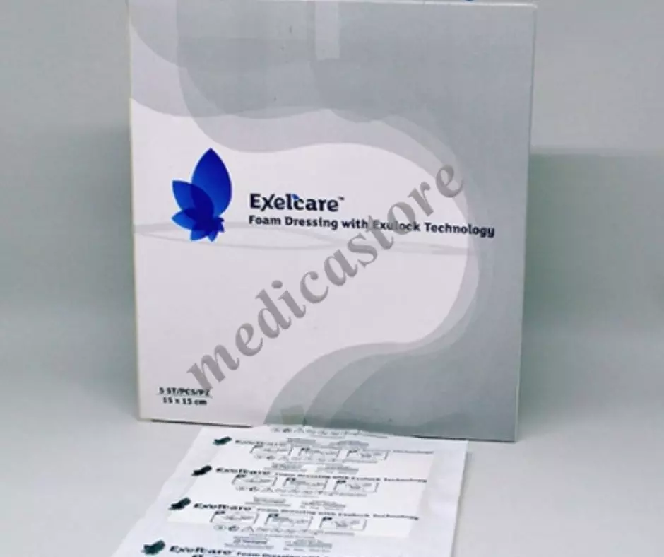 EXELCARE FOAM DRESSING EXULOCK TECHNOLOGY 10x10 CM 10's