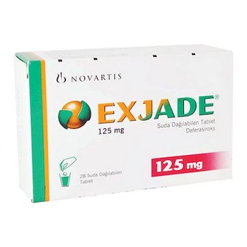 Exjade Tablet Dispersible 125 MG