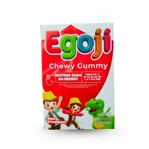 EGOJI CHEWY GUMMY STRAWBERRY ISI 5