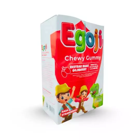 EGOJI CHEWY GUMMY STRAWBERRY ISI 5