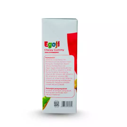 EGOJI CHEWY GUMMY STRAWBERRY ISI 5