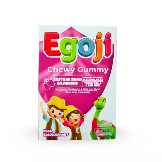 EGOJI CHEWY GUMMY BLACKCURRANT ISI 5