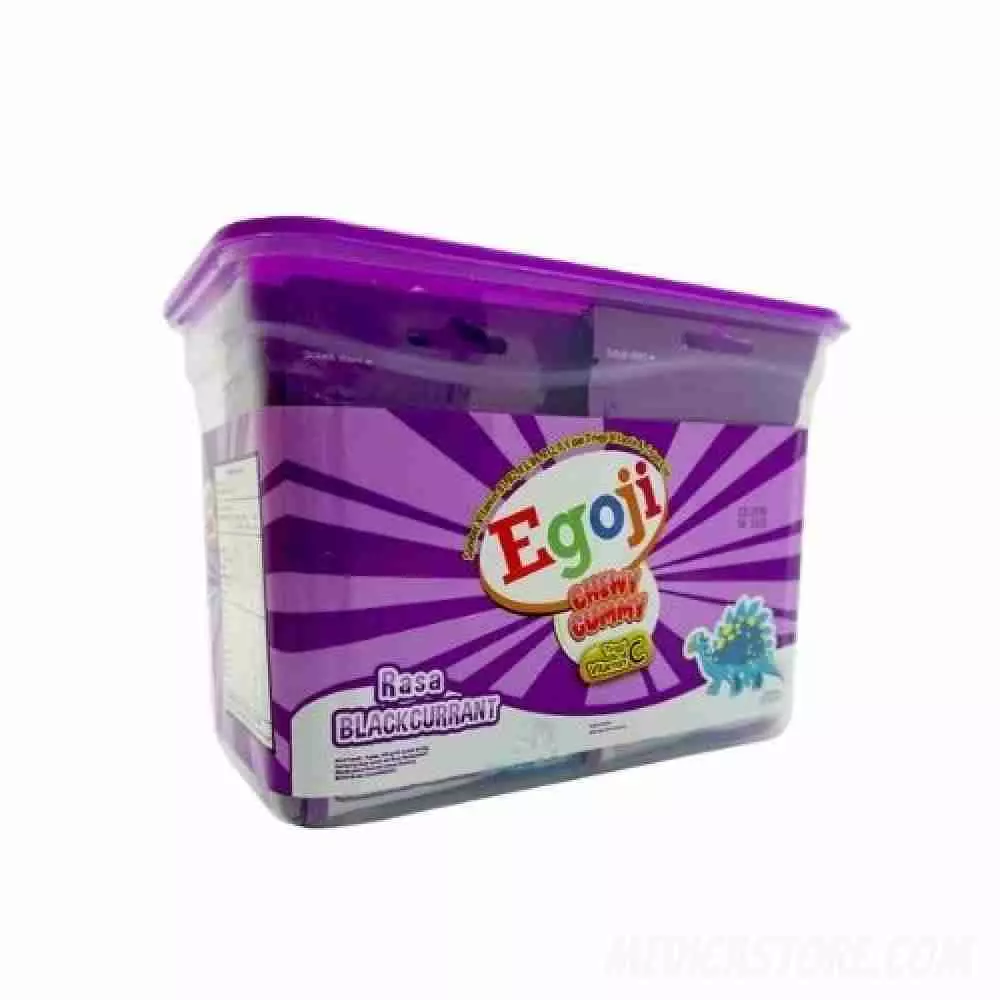 Egoji Chewy Gummy Blackcurrant Sachet 20 S