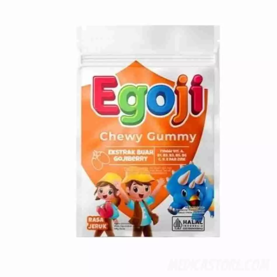 Egoji Chewy Gummy Jeruk Sachet