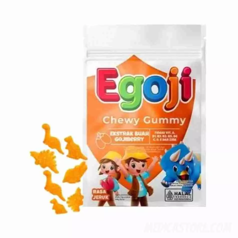 Egoji Chewy Gummy Jeruk Sachet