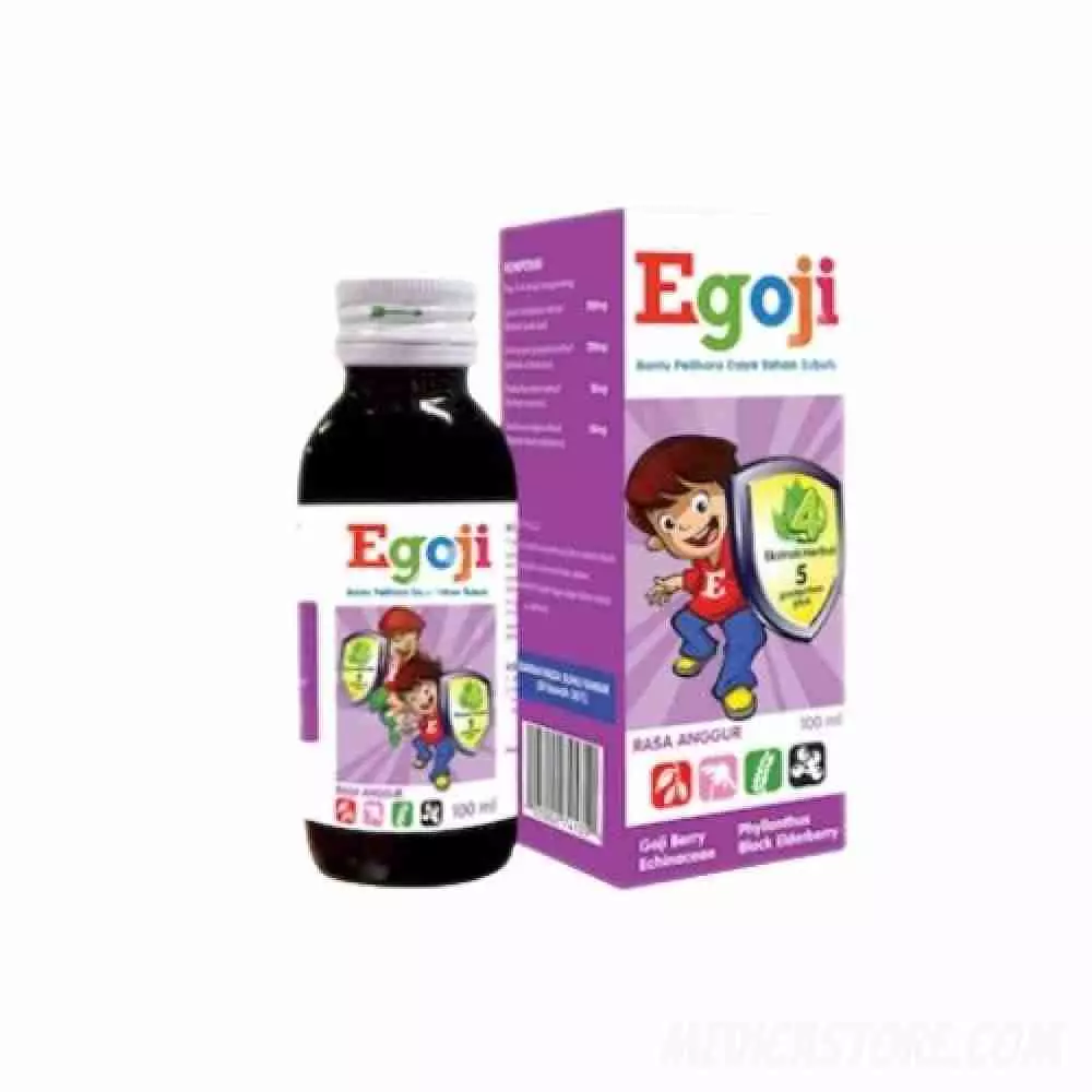 Egoji Sirup Rasa Anggur 100 ml