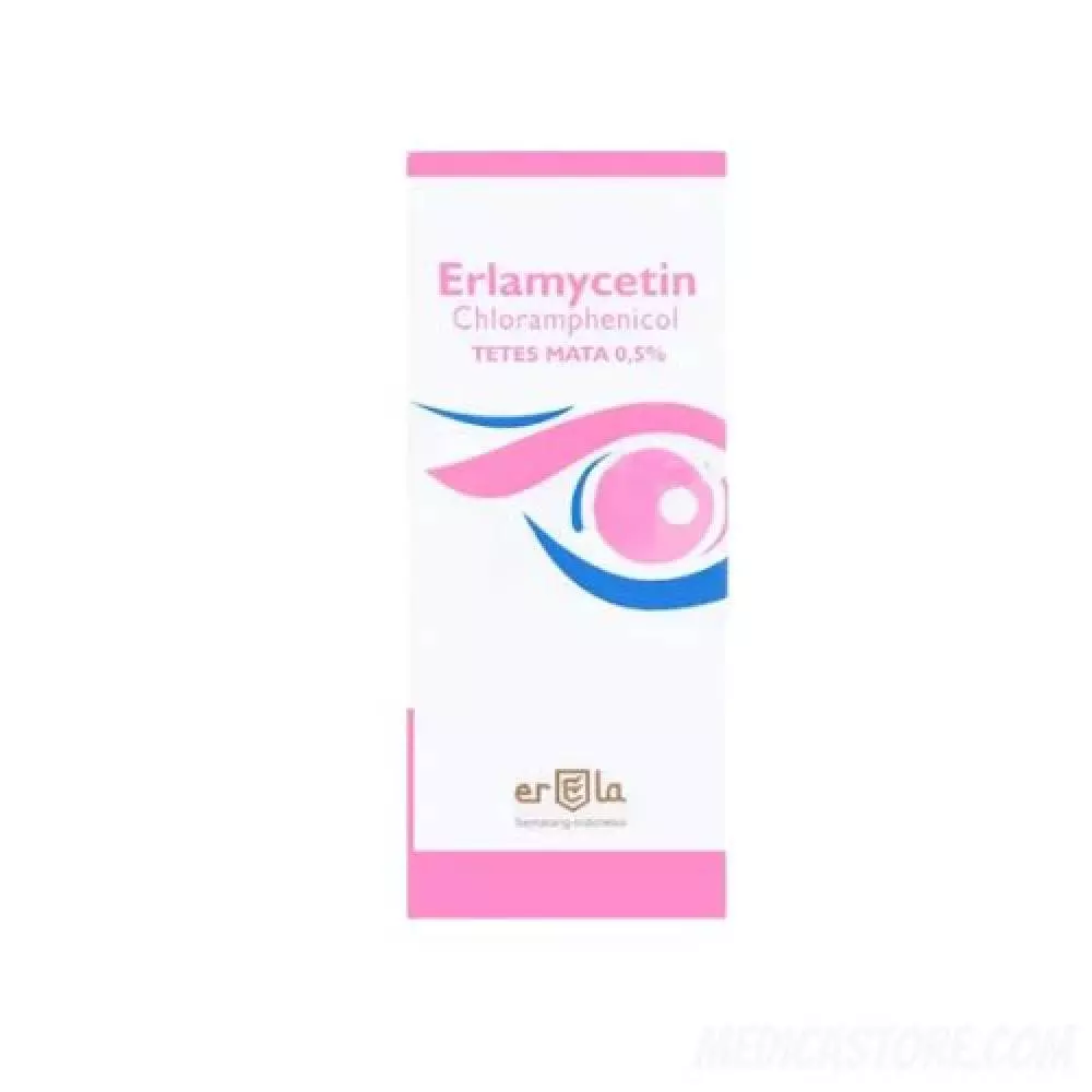 Erlamycetin Plus Tetes Mata 5 ml