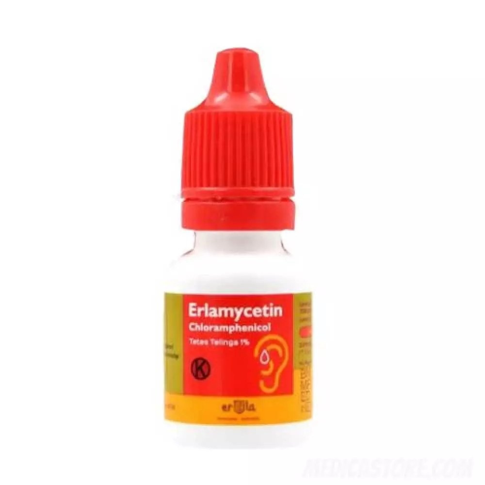 Erlamycetin Tetes Telinga 10 ml