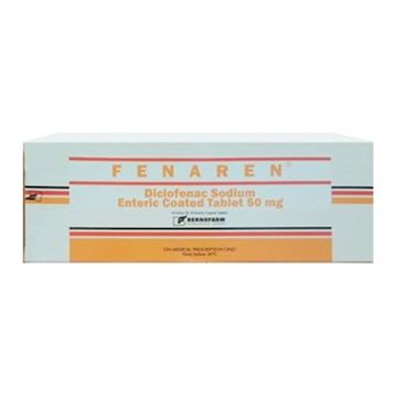 Fenaren Tablet Salut Enterik 50 MG 100 S