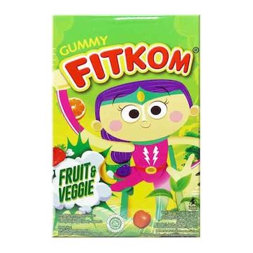 Fitkom Gummy Fruit & Veggie 5's 
