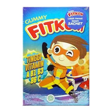 Fitkom Gummy Multivitamin (biru) 21 GR 5's