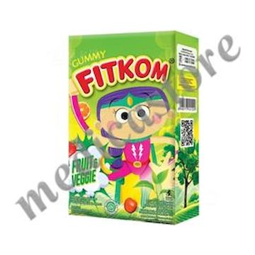 Fitkom Gummy Fruit & Veggie 12 GR 5's