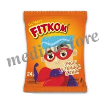 Fitkom Gummy Vitamin-c & Zinc (orange) 5's
