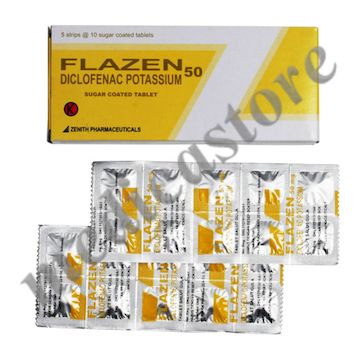 Flazen Tablet Salut Enterik 50 MG