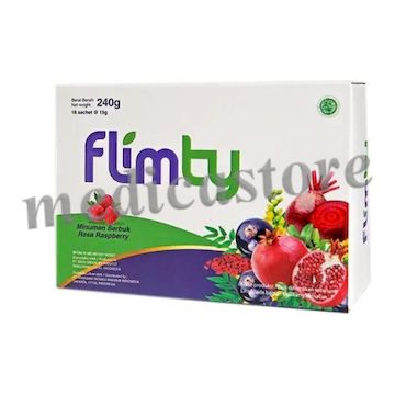 Flimty Raspberry Sachet 16's 