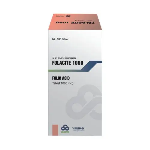 FOLACITE TABLET 1000 MG 100'S