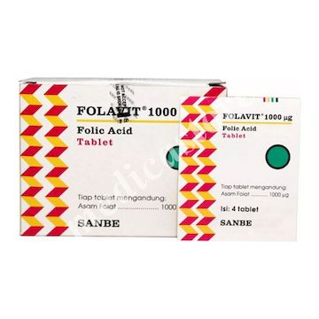 Folavit 1000 Mcg Tablet