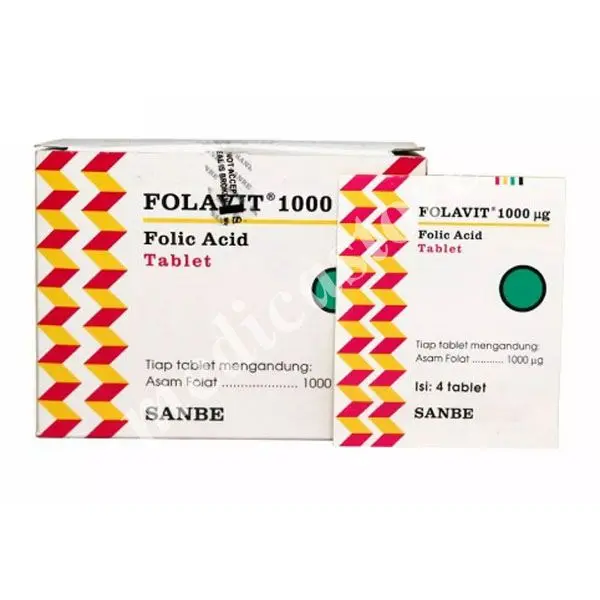 FOLAVIT TABLET 1000 MCG 